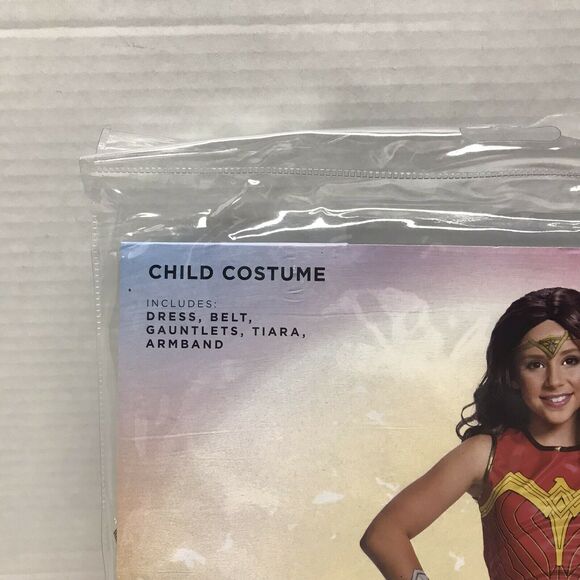 NWT Wonder Woman WW84 Cosplay Dress Up Costume GIRLS LARGE 12 - 14 Superhero - Picture 4 of 5